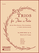 SIX TRIOS FOR THREE FLUTES SCORE cover